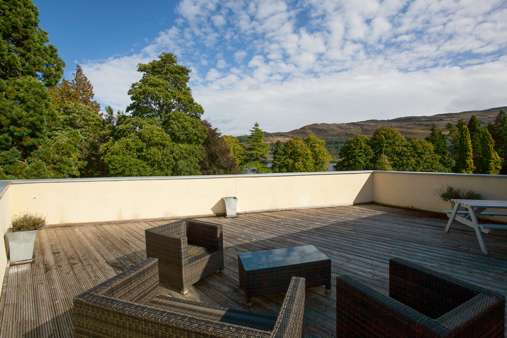 Loch Ness holiday home with private terrace Highland Club Scotland